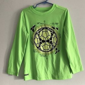Jumping Jeans Soccer Ball Boys Top Sz M (5/6)